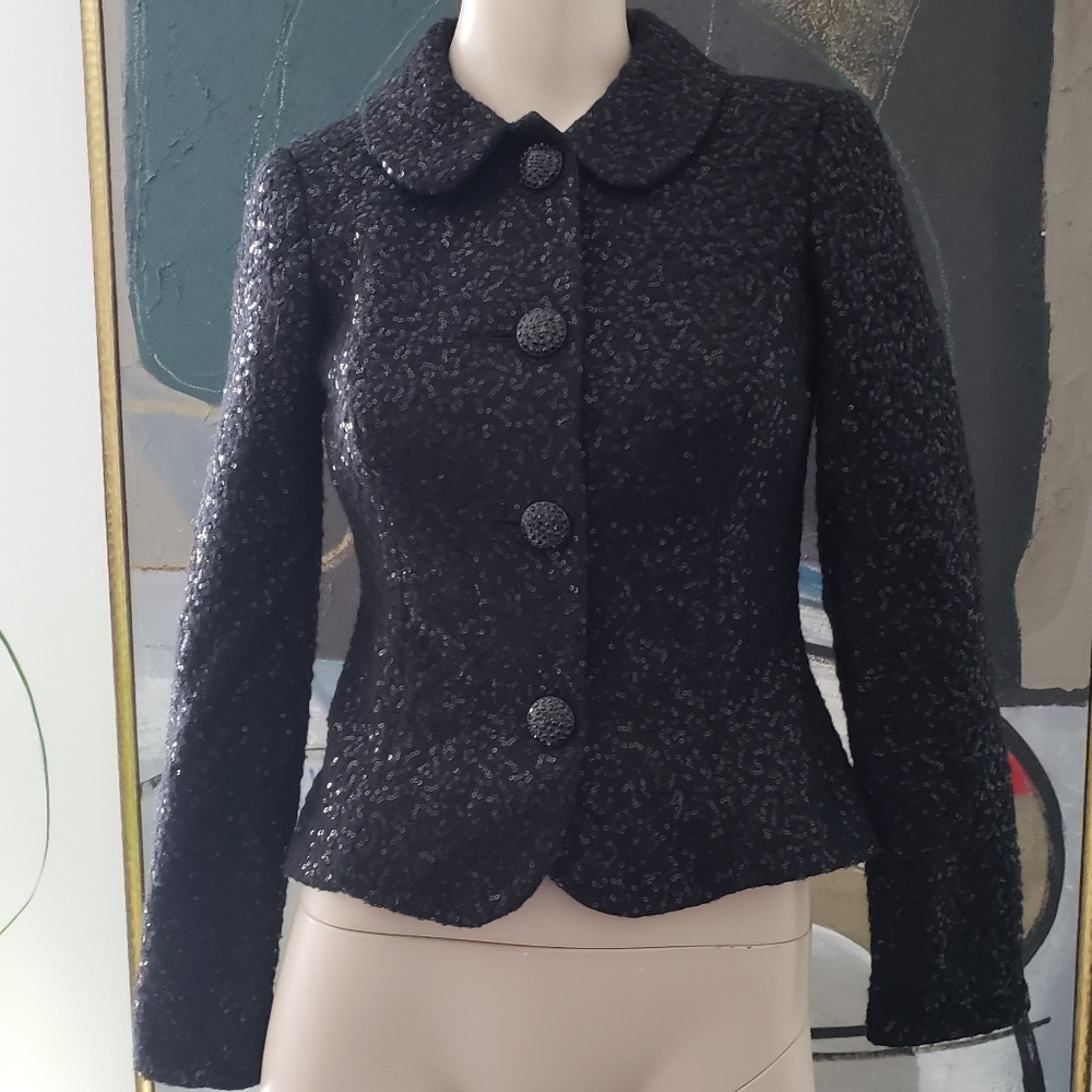 Wayne Clark | Sequin Blazer and Skirt Set